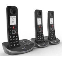 BT Advanced Wireless Home Phone, Annoying Call Blocking and Answering Machine, Trio Handset Pack (Renewed)