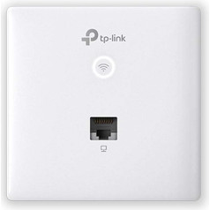 TP-Link EAP230-Wall AC1200 WLAN gigabitu piekļuves punkts pie sienas (WLAN ātrums līdz 1167Mbps, Omada SDN, centrālā vadība, vienkārša uzstādīšana, elegants dizains), balts