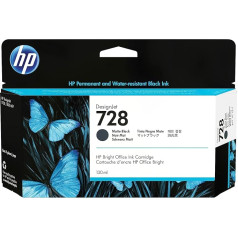 HP 3WX25A matēta melna tinte HP728 130 ml