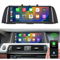 Autoabc Bezvadu Carplay/Android auto 10,25 collu skārienjūtīgā ekrāna multimediju radio uztvērējs BMW 5 sērijas F10/F11 2012-2016 gadam ar NBT sistēmu Auto radio saglabā oriģinālo Amprifier Stereo skaņas sistēmu