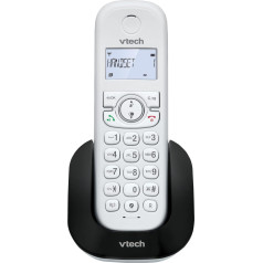 VTech CS1500 DECT беспроводной телефон, двойная зарядка, стационарный телефон, сверхсильное прослушивание, громкая связь, идентификатор вызывающ