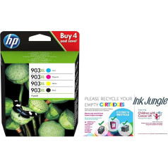 Ink Jungle 903XL tintes kasetne HP OfficeJet Pro 6960 6970 6970 6971 6974 6978 6979 6961 6963 6964 6965 6966 6976 6976 6965 6966 6976 6950 Printera labdarības maisiņš