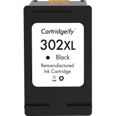 Cartridgeify 302 XL juodos spalvos spausdintuvo kasetės, suderinamos su HP 302 302XL kasetėmis, skirtomis 