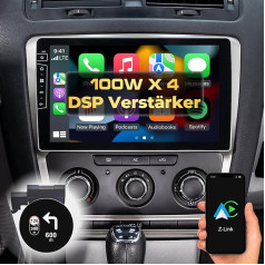 DYNAVIN Automobiļu radio navigācijas sistēma 1 collas oriģināliekārtas radio ar Bluetooth, DAB+ gatavs, saderīgs ar Carplay un Android Car