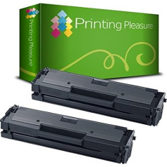 2er Set MLT-D111S Premium Toner Schwarz kompatibel für Samsung Xpress SL-M2020, M2020W, M2021, M2021W, M2022, M2022W, M2026, M2026W, M2070, M2070W, M2070FW, M2070F, M2071, M2071W, M2078