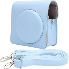 Goshyda Camera Case, Removable Shoulder PU Leather Camera Case, Prevents Scratches and Abrasion for Instax Square SQ1 (Blue)