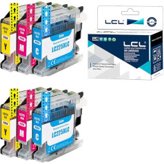 LCL saderīga tintes kasetne LC225 LC225 LC225XL LC225XLC LC225XLM LC225XLY (2Cyan 2Magenta 2Yellow) priekš Brother MFC-J5320DW/J5620DW/J5625DW/ J5720DW MFC-J4420DW/J4620DW/J4625DW DCP-J4625DW