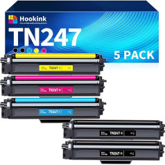 5 gab. TN247 TN-243CMYK Toneris Kompatibel für Brother MFC L3750CDW DCP-L3550CDW Toneris MFC-L3750CDW MFC-L3750CDW MFC-L3770CDW MFC-L3770CDW MFC-L3710CW MFC-L3730CDN HL-L3230CDW HL-L3210CW TN243CMYK TN-247 TN-243