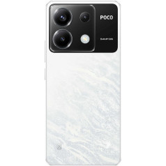 Xiaomi Poco X6 5G viedtālrunis 8+256GB Snapdragon 7s Gen 2 procesors 6,67 collu CrystalRes 120Hz FIow AMOLED displejs 64MP trīskāršā kamera 5100mAh akumulators 67W Turbo uzlāde (balta)