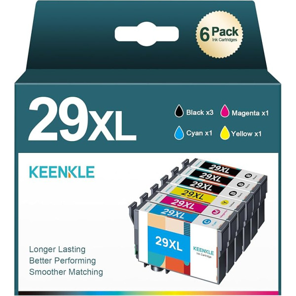 KEENKLE Multipack 29 29 XL spausdintuvo kasetės, suderinamos su 