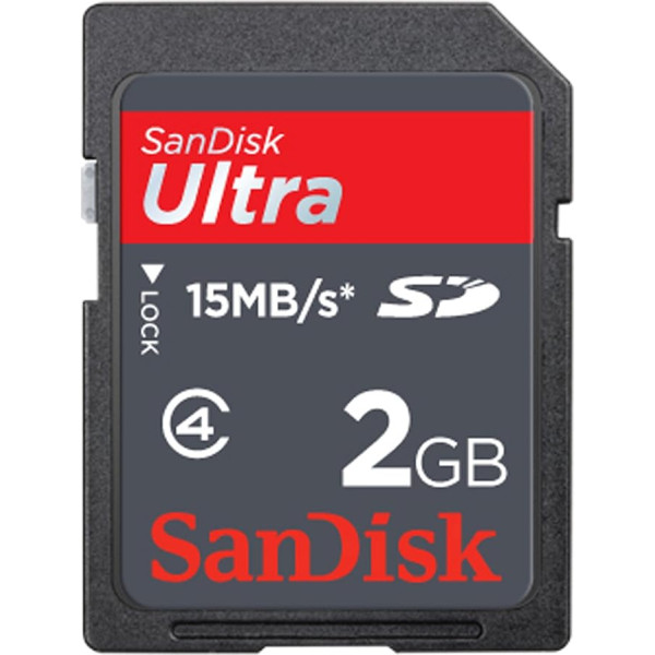 SanDisk Secure Digital (SD) Ultra atmiņas karte 2 GB