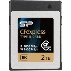 Silicon Power CFexpress Typ B Speicherkarte, 2 TB, bis zu 1800 MB/s lesen, minimales Schreiben: 1500 MB/s