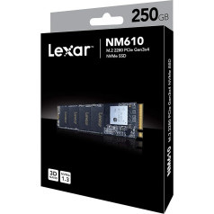 Lexar SSD NM610 250GB M.2 NVME PCIe Gen 3