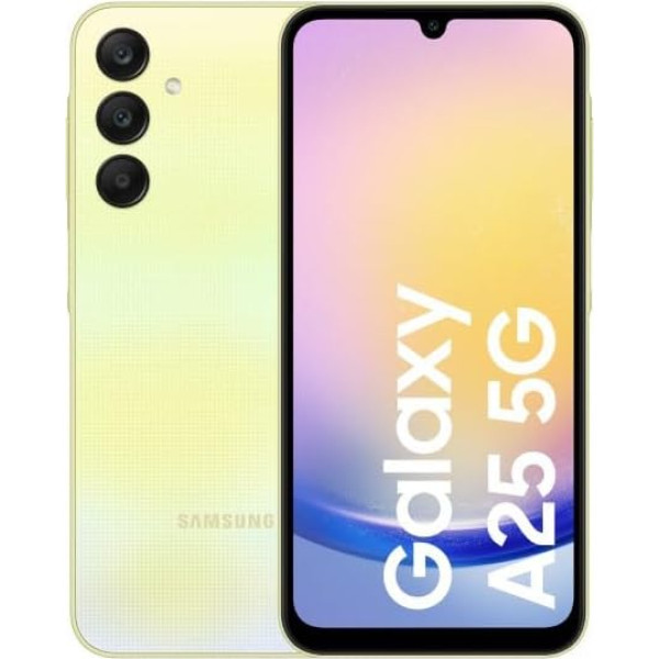 Samsung A256B Galaxy A25 5G 128GB/6GB RAM Dual SIM dzeltens