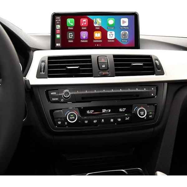 10,25 collu autoradio, CarPlay/Android Car/GPS priekš BMW NBT 3. sērijas F30/F31/F34/F35 4. sērijas F32/F33/F36 (2013-2016), auto radio uztvērējs ar skārienjūtīgu ekrānu