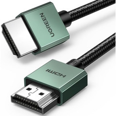 UGREEN 8K HDMI kabelis, HDMI 2.1 kabelis 10K 8K 60Hz 4K 120Hz DynamicHDR, HDCP, eARC, ātrgaitas 48Gbps alumīnija kabelis, saderīgs ar PS5/PS4, Xbox X/S/S/HDTV projektoru (5M)