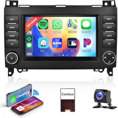 Podofo Carplay Autoradio für Mercedes-Benz B200 2008-2011, 7