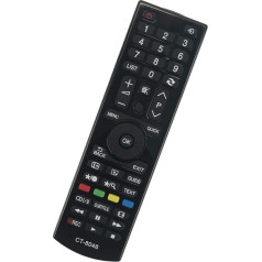 ALLIMITY CT-8046 Remote Control Replaces Toshiba HD TV 24D1533DB 24D1544DG 24D1633DB 24W1633DB 24W1633DG 32L1544DG 32W1533DB 32W1534DG 32W1633DB 40L15 433 40L1533DB 40L1533DG 40L1543DG