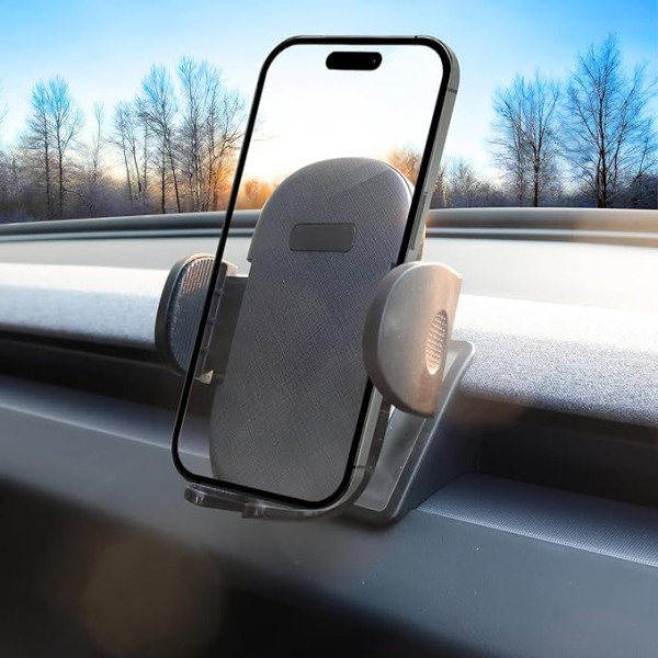 Nano Hertz 2024 Tesla Model 3 Highland Handyhalterung Auto 360° Drehbar Lüftung Lüftungsschlitze EIN-Knopf-Entriegelung Autohalterung Handy KFZ Vent Halterung für iPhone Android Smartphone