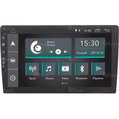 Universāls auto radio 2DIN Android GPS Bluetooth Bluetooth WiFi Dab USB Full HD skārienjūtīgais ekrāns 10 collu Easyconnect