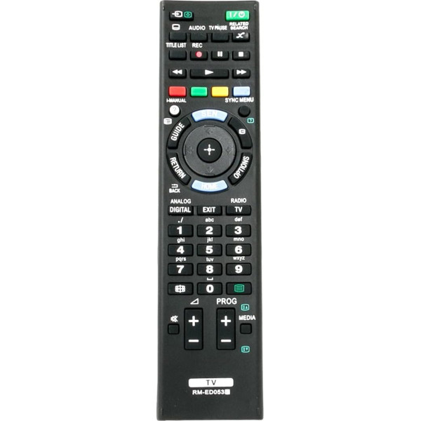 AULCMEET RM-ED053 Replacement Remote Control for Sony LED 4K TV KDL-42W654A KDL-32W654A KDL-42W656A KDL-50W655A KDL-42W655A KDL-32W655A KDL-42W650A KDL-32W651A