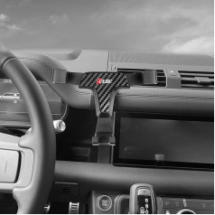 Autophoton Auto Handyhalterung für Defender 110 2020 2021 2022 2023 Lüftungsschlitzhalterung Clips Handyhalterung Gravity Smartphone Cradle