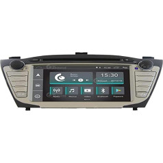 Costum fit Autoradio für Hyundai IX35 Android GPS Bluetooth WiFi Dab USB Full HD Touchscreen Display 7