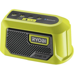 RYOBI 18 V ONE+ akumulatora Bluetooth Box Mini RBTM18-0 (izejas jauda 5 W, skaļruņa diametrs 44 mm, bez akumulatora un lādētāja)