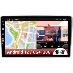 9 collu IPS Double DIN Android 12.0 auto radio Toyota Avensis 2002-2008 DSP + Carplay Atbalsta DAB+ WLAN BT GPS AUX MirrorLink WiFi RDS -6G+128G