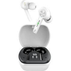 Reem Buds Bluetooth austiņas, bezvadu Bluetooth 5.1, In-Ear Bluetooth austiņas, IP5 ūdensizturīgas bezvadu austiņas ar mikrofonu, 36H darbības laiks, digitālais LED displejs, austiņas ar mikrofonu