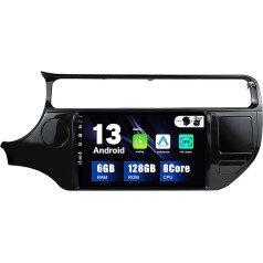 SXAUTO - 6G + 128G - Android 12 IPS auto radio priekš KIA Rio 4 K3 (2011-2017) - Iebūvēts Carplay/Android Car/DSP - LED kamera + MIC - DAB stūres vadības stūres vadības sistēma Fast Boot 360-CAM WiFi AHD - 2 DIN 9 collu