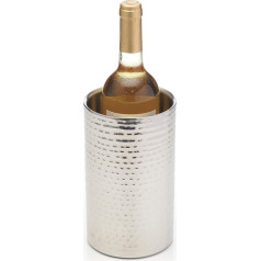 BarCraft vīna dzesētājs, divsienu nerūsējošā tērauda šampanieša dzesētājs, 12 x 20 cm, kalta apdare