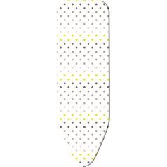 Minky vidēji elastīgs gludināmās dēļa pārvalks 110cm x 35cm, balts