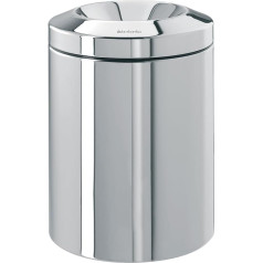 Brabantia Papierkorb 'Le Tube' 7 L/Brilliant Steel