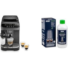 De'Longhi Magnifica Evo ECAM292.52.GB, pilnībā automātisks kafijas automāts ar piena sistēmu, 4 tiešās izvēles pogas kapučīno, espresso un citiem dzērieniem, intuitīvs vadības panelis, x2 funkcija ar