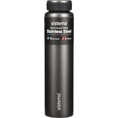 Sistema Hydrate nerūsējošā tērauda ūdens pudele, 280 ml, bez BPA, ūdens pudele ar dubultu vakuumizolāciju, saglabā šķidrumu siltu un vēsu, dažādu krāsu