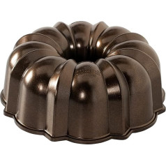 Nordic Ware Pro Cast Original bundt panna, 12 glāžu, bronzas krāsā