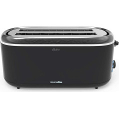 UNIVERSALBLUE Toaster 2 Long and Wide Slot, Toaster Stainless Steel, Toaster Pan Width and Length 2 Slots