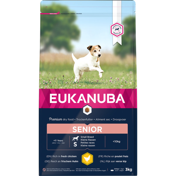 Eukanuba Dry food for dogs - Eukanuba Senior Small and Medium Chicken, 3 kg