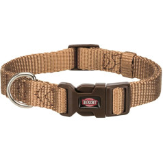 Trixie Adjustable collar for dogs : Trixie Premium collar, XXS-XS: 15-25 cm|10 mm, caramel