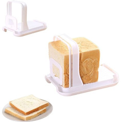 Brotschneidemaschine, Multifunktionaler Sandwich/Toast Maker, Verstellbarer manueller Handgriff Hausgemachte Schneidemaschine zum Schneiden von Brot Dicke schnell und sicher