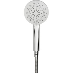 Triton Shower Head | Olivia | Water | 5 Level Spray | High Pressure Shower Heads | Universal | Chrome | Head Set | Shower Accessories
