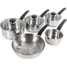 Morphy Richards Equip Stieltopf-Set, Edelstahl, Edelstahl, Edelstahl, Edelstahl, 5 stienīšu komplekts