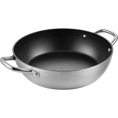 Tescoma GrandChef 606860 Katls ar 2 rokturiem, diametrs 30 cm, alumīnija, melns