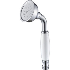 Ownace Hohe Qualität Badezimmer Classic Stil traditioneller Messing & Keramik Telefon Hand Dusche HEA, Messing, chrome, Shower Head A