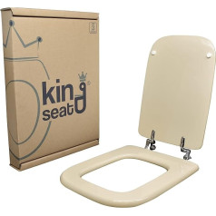 King Seat Выделенное туалетное сиденье - Серия Conca Ideal Standard - Изготовлено из сертифицированного мдф - Шампань