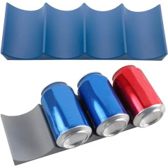 2 Пакет Пластиковые Винные Стойки Европейский Стиль Винные Бутылки Дисплей Штабелируемый Мат для Холодильника Кладовая Синий Серый
