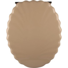 Sanitop-Wingenroth Toilet Seat in Shell Design, 1, Beige, 21852 8