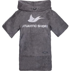 ATLANTIC SHORE | Sērfošanas pončo | Badepončo mit Kapuze aus 100% Baumwolle | Unisex | Basic für Kids & Babys