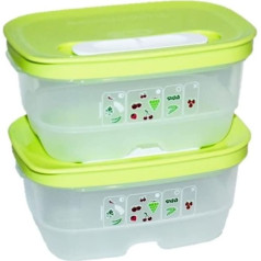 TUPPERWARE FridgeSmart 2 mini trauku komplekts 1,5 tasītes 375 ml